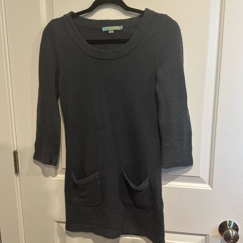 Boden Small Sz4 Cashmere Sweater Dress Mini SO SOFT EUC